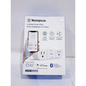 Westinghouse Sure Series Wi-Fi Dual-Outlet Smart Plug, 94013